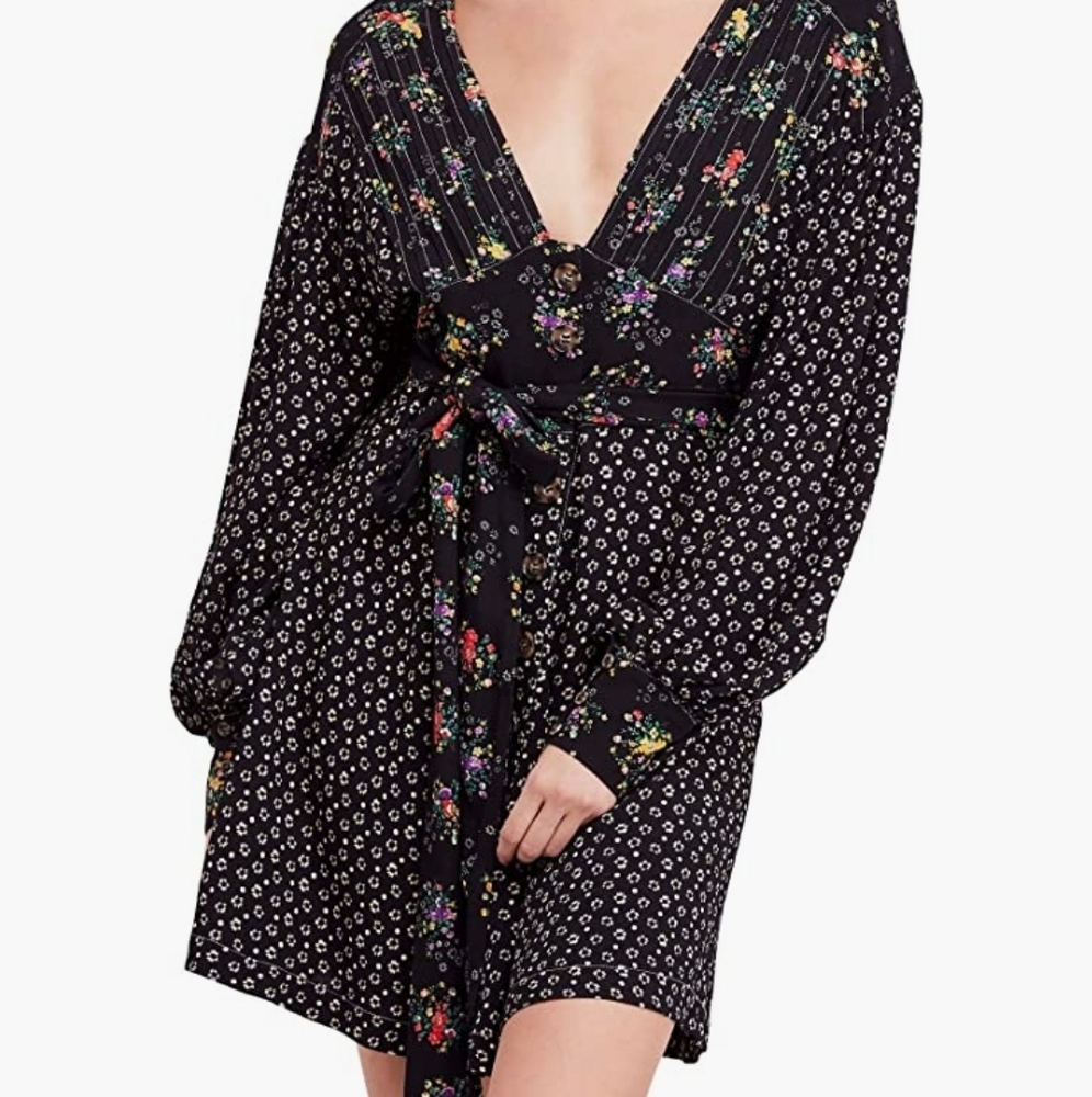 Free People long sleeve mini dress